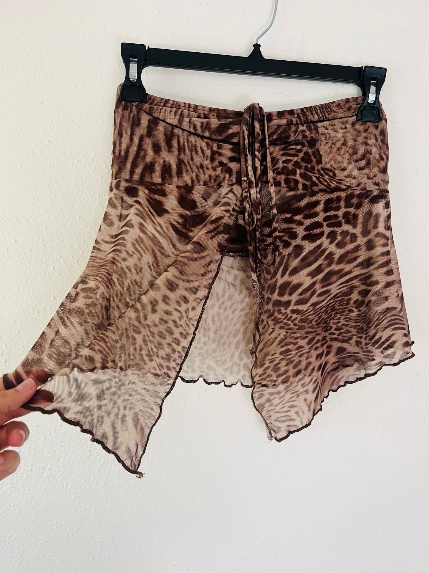 Cheetah print tube top