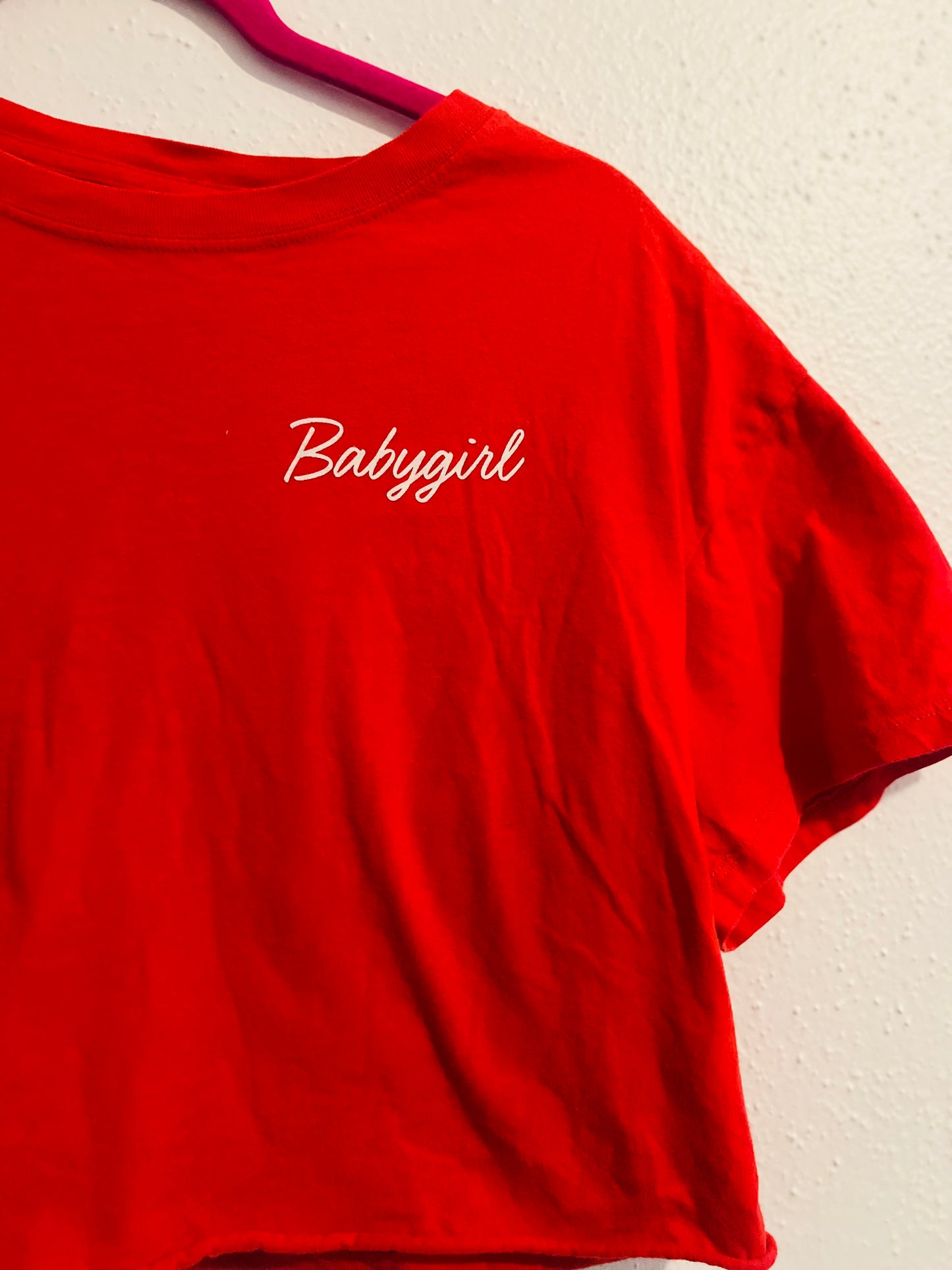 Baby girl graphic crop top