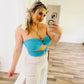 Shein blue tube top