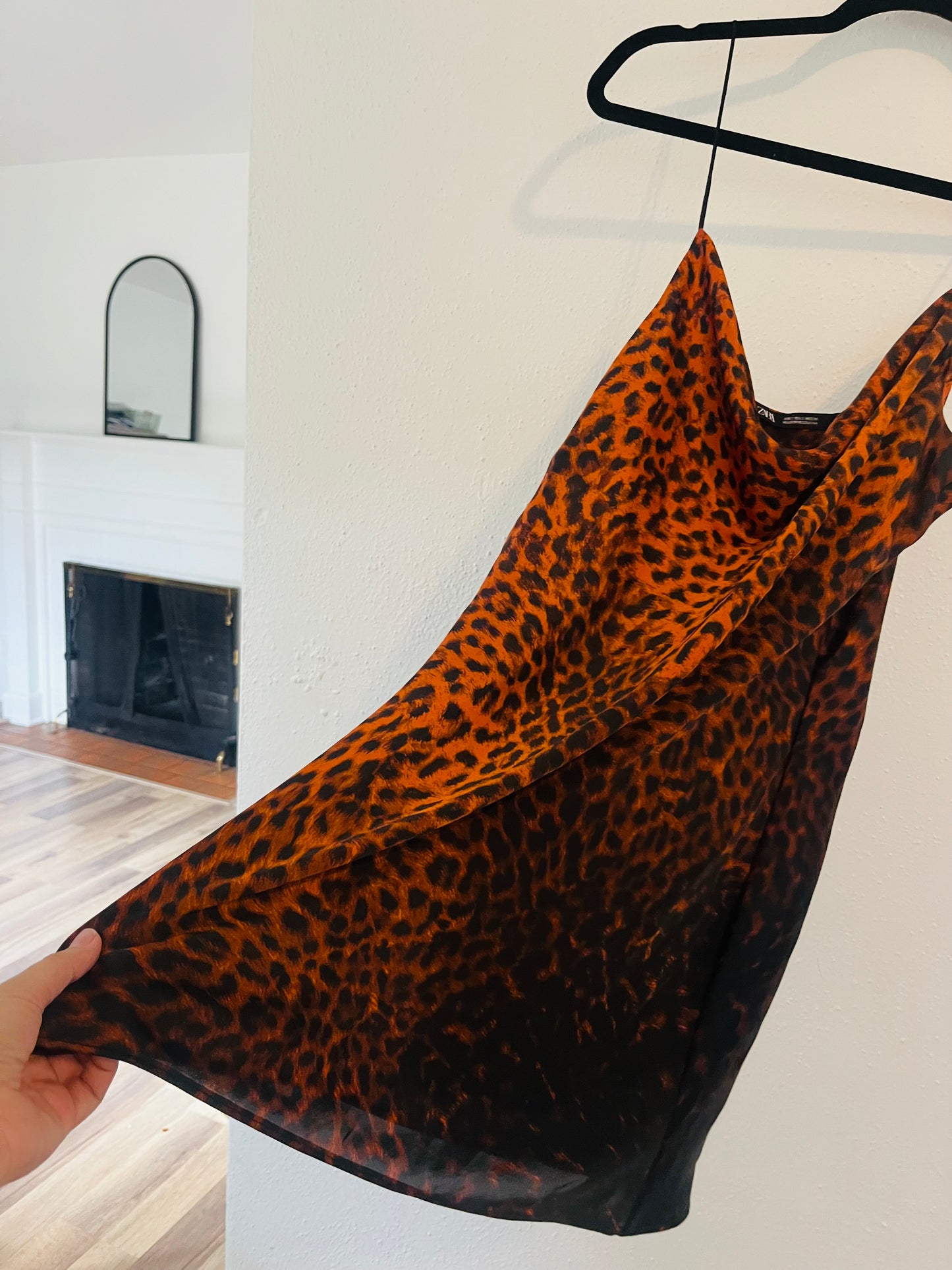 Zara cheetah print dress