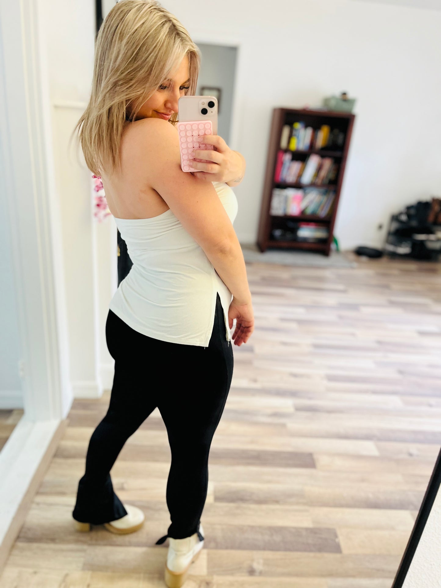 Antistar white tube top