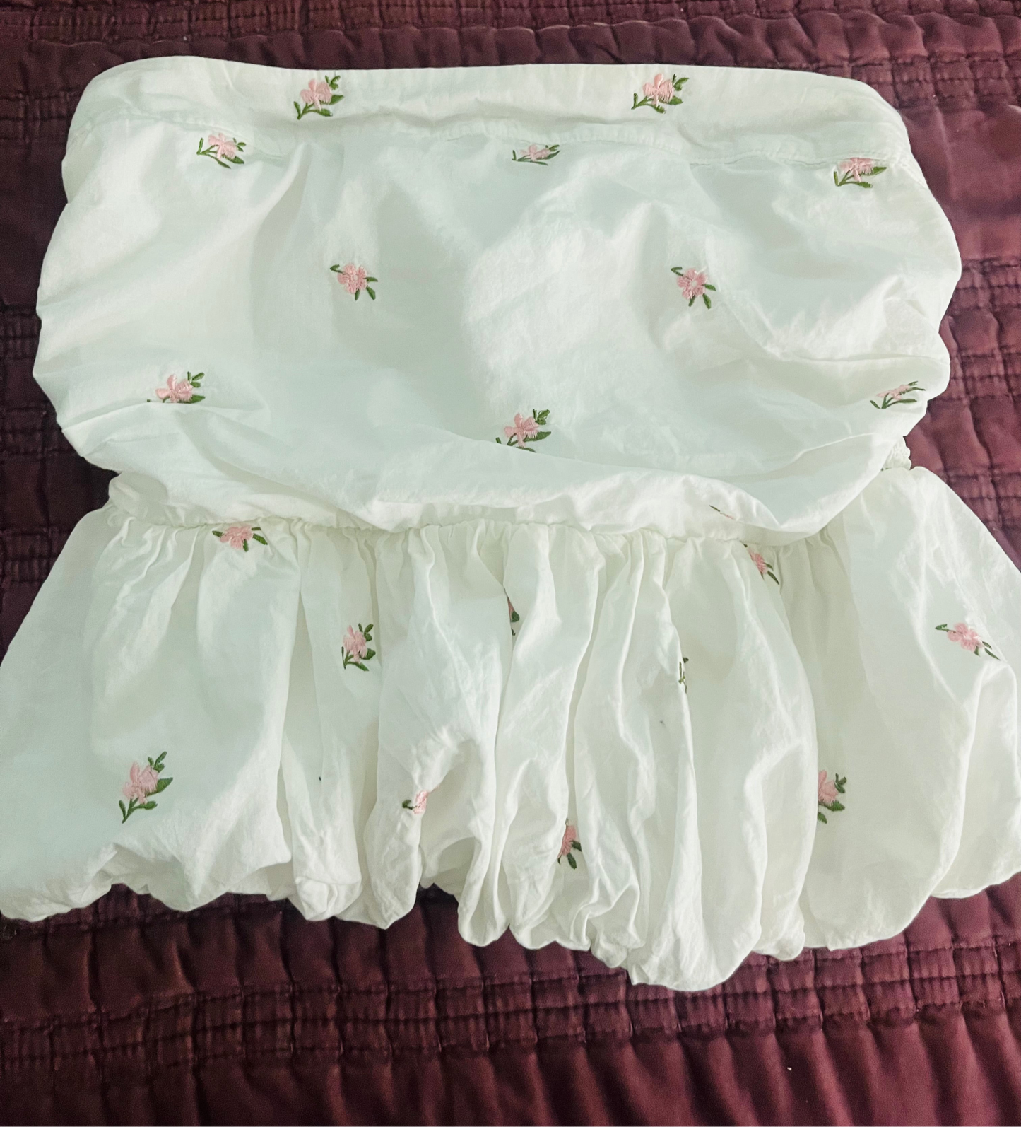 Bubble crop top