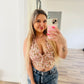 NWT Nordstrom rack floral halter top