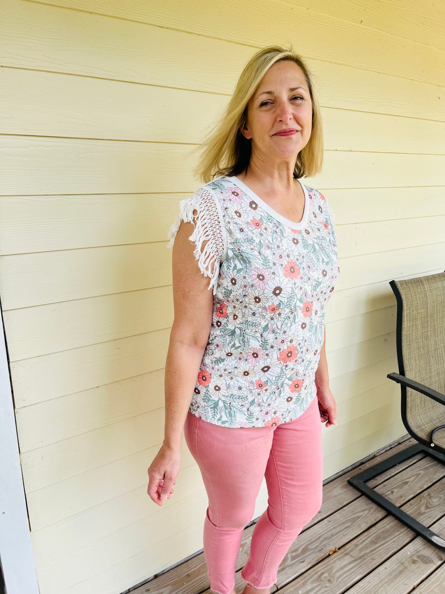 Kay’s Floral Boho Top