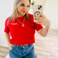Baby girl graphic crop top