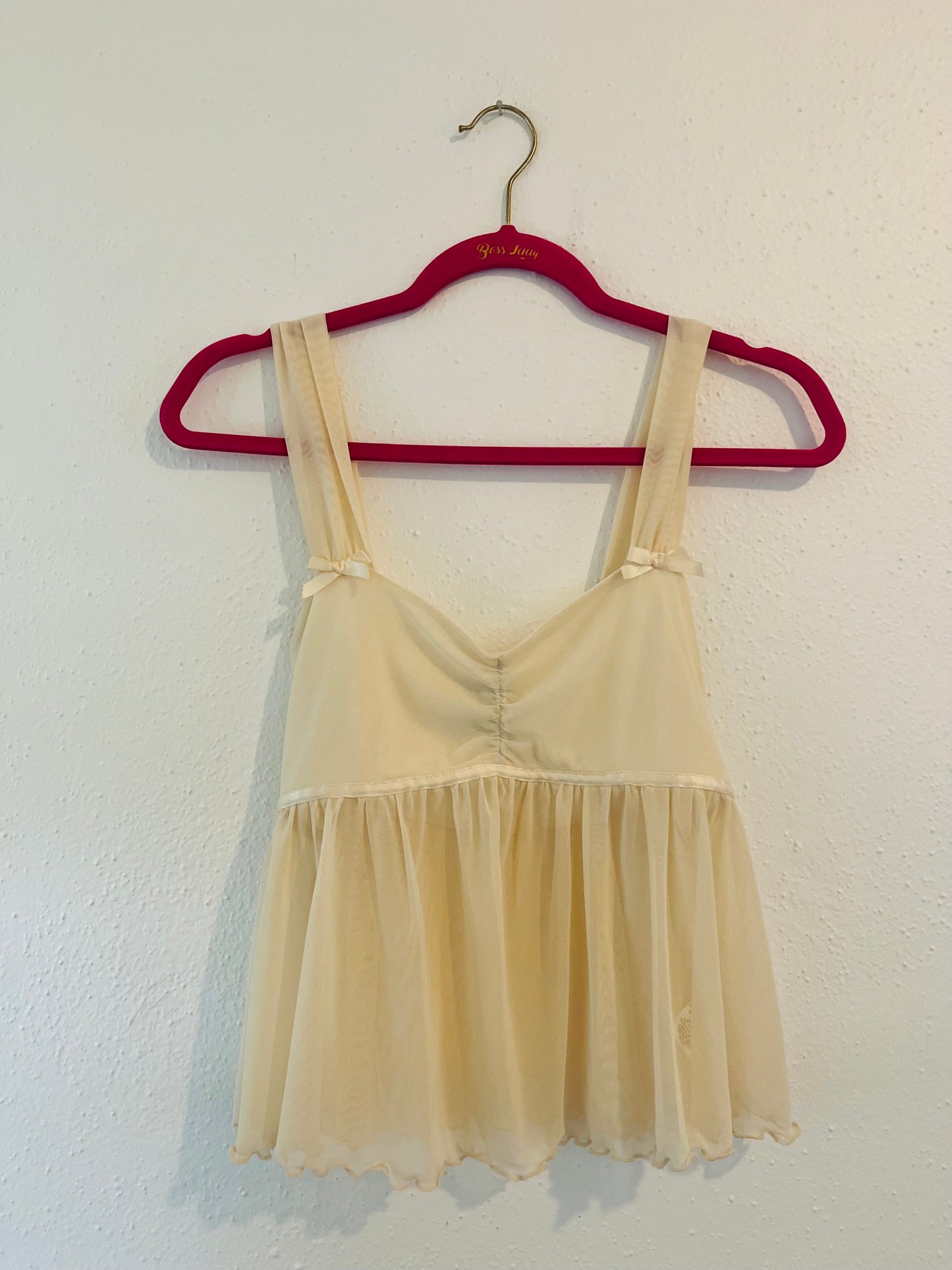 Derek heart sheer tank top
