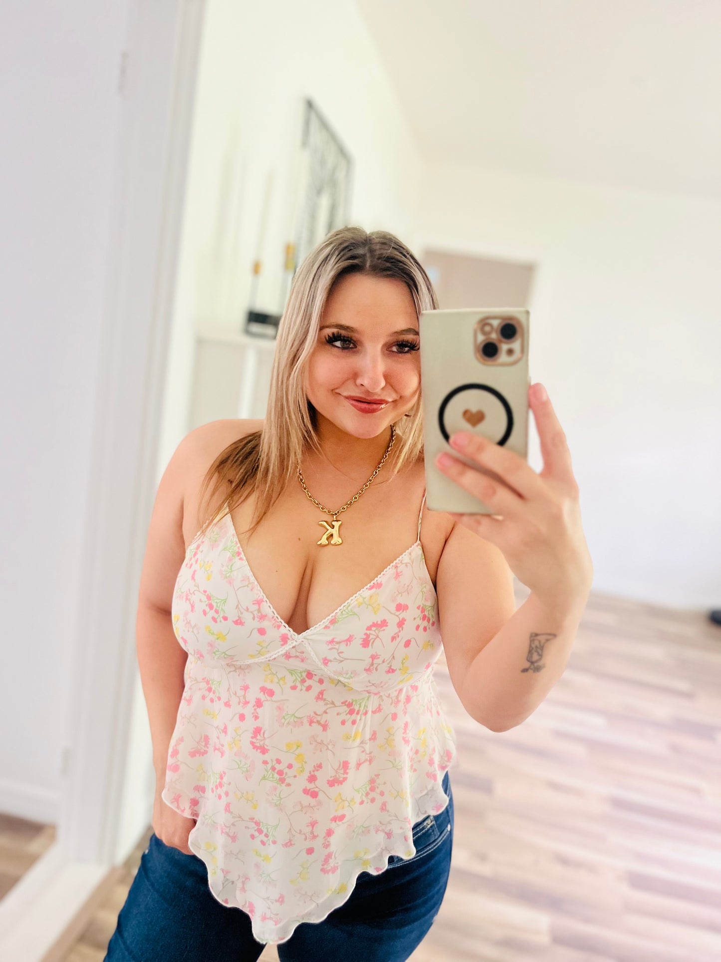 Japana floral tank top