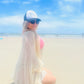 Knit beach cover up