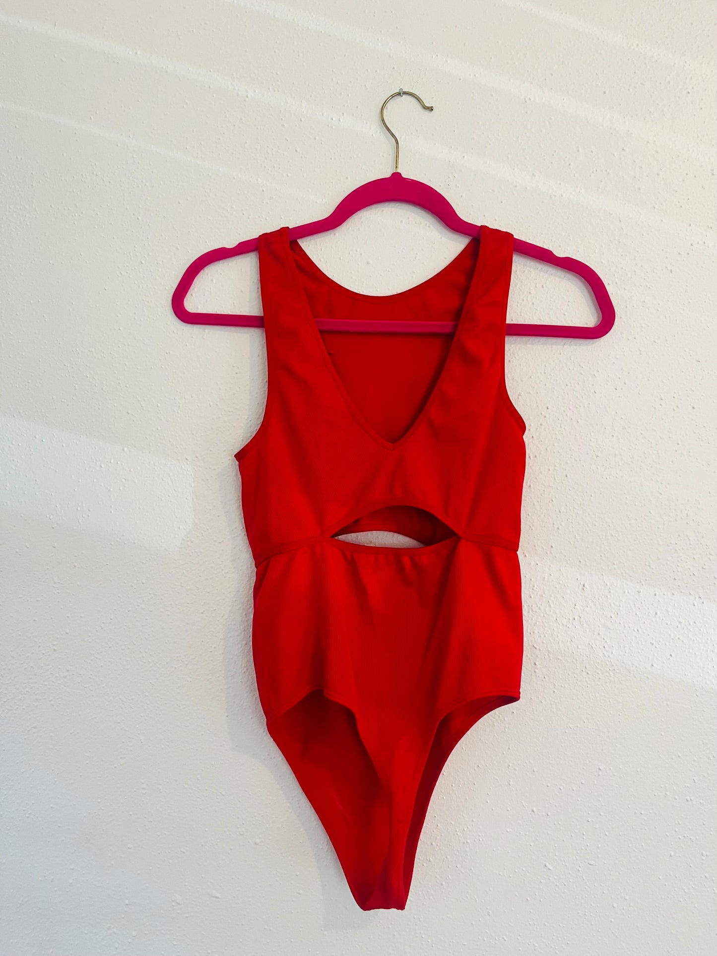 Colsie red body suit