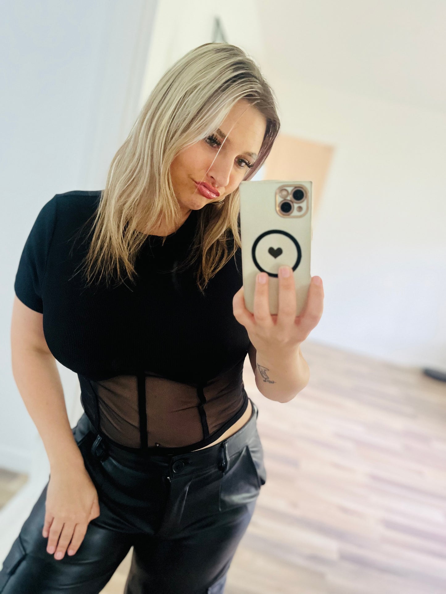 Love J crop top