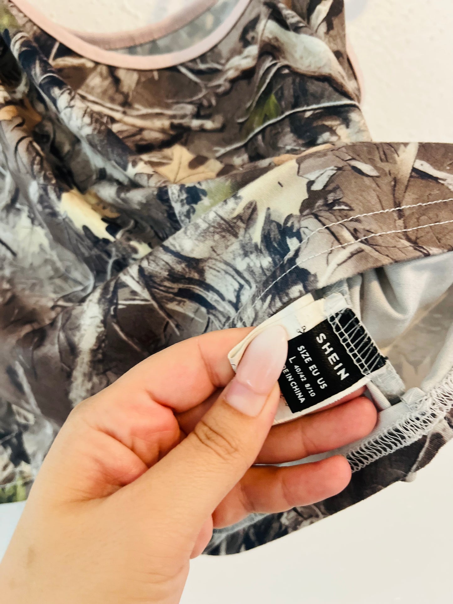 Shein camo tank top