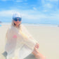 Knit beach cover up