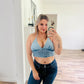 Denim halter top