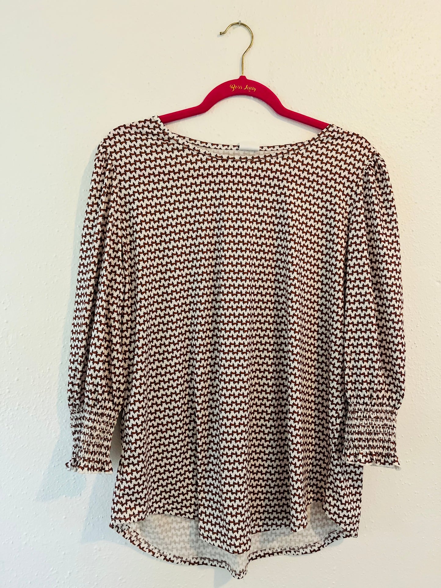 XIEERDUO NWT pattern top