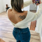 Hot touch crop sweater