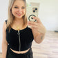 Urban heritage stripe tank top