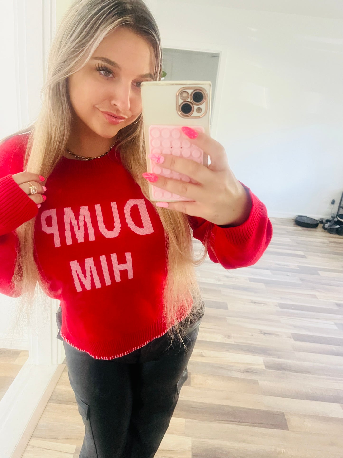 Dump him sweater