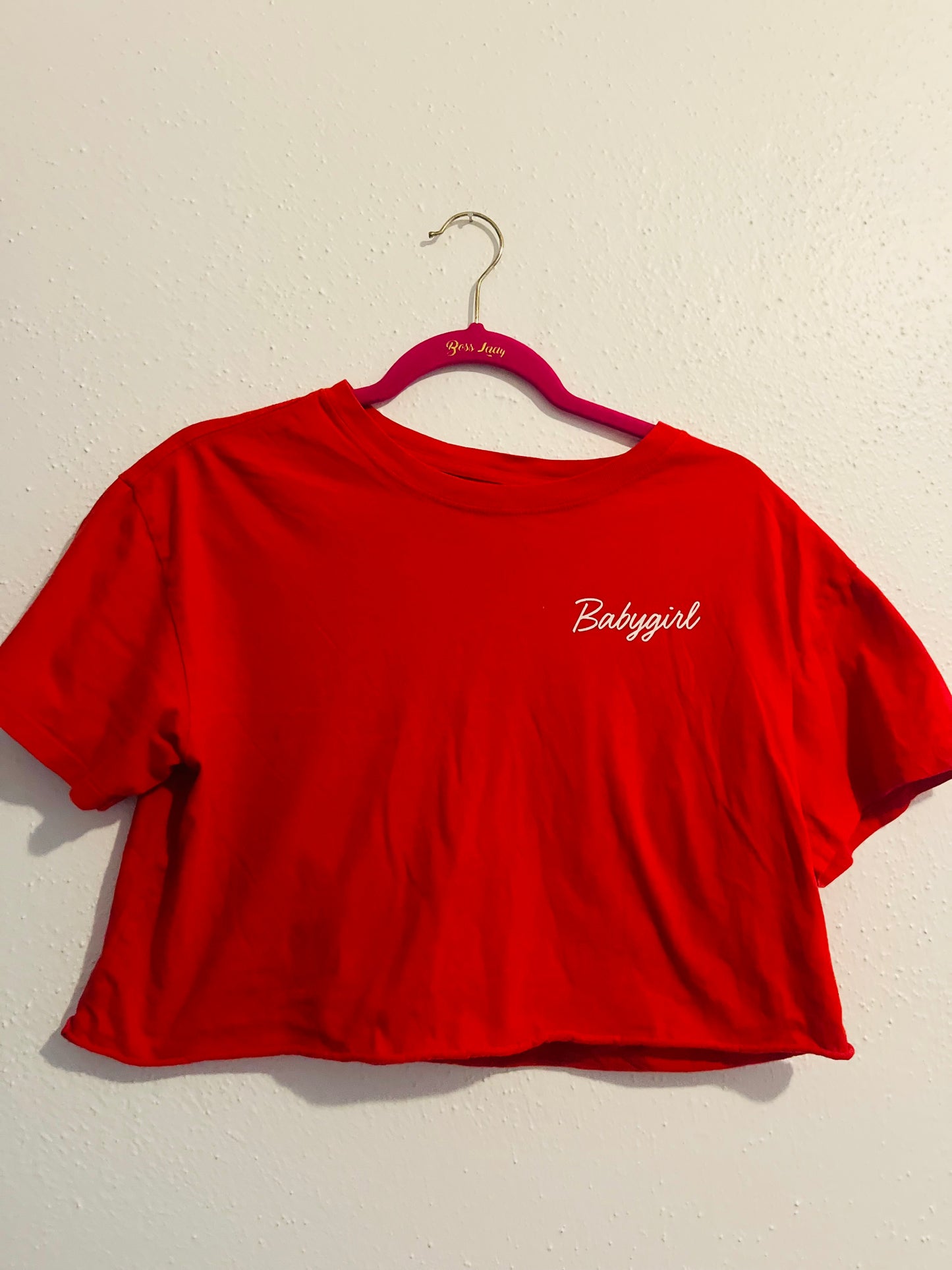Baby girl graphic crop top