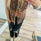 Cheetah print tube top