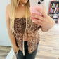Cheetah print tube top