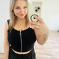 Urban heritage stripe tank top