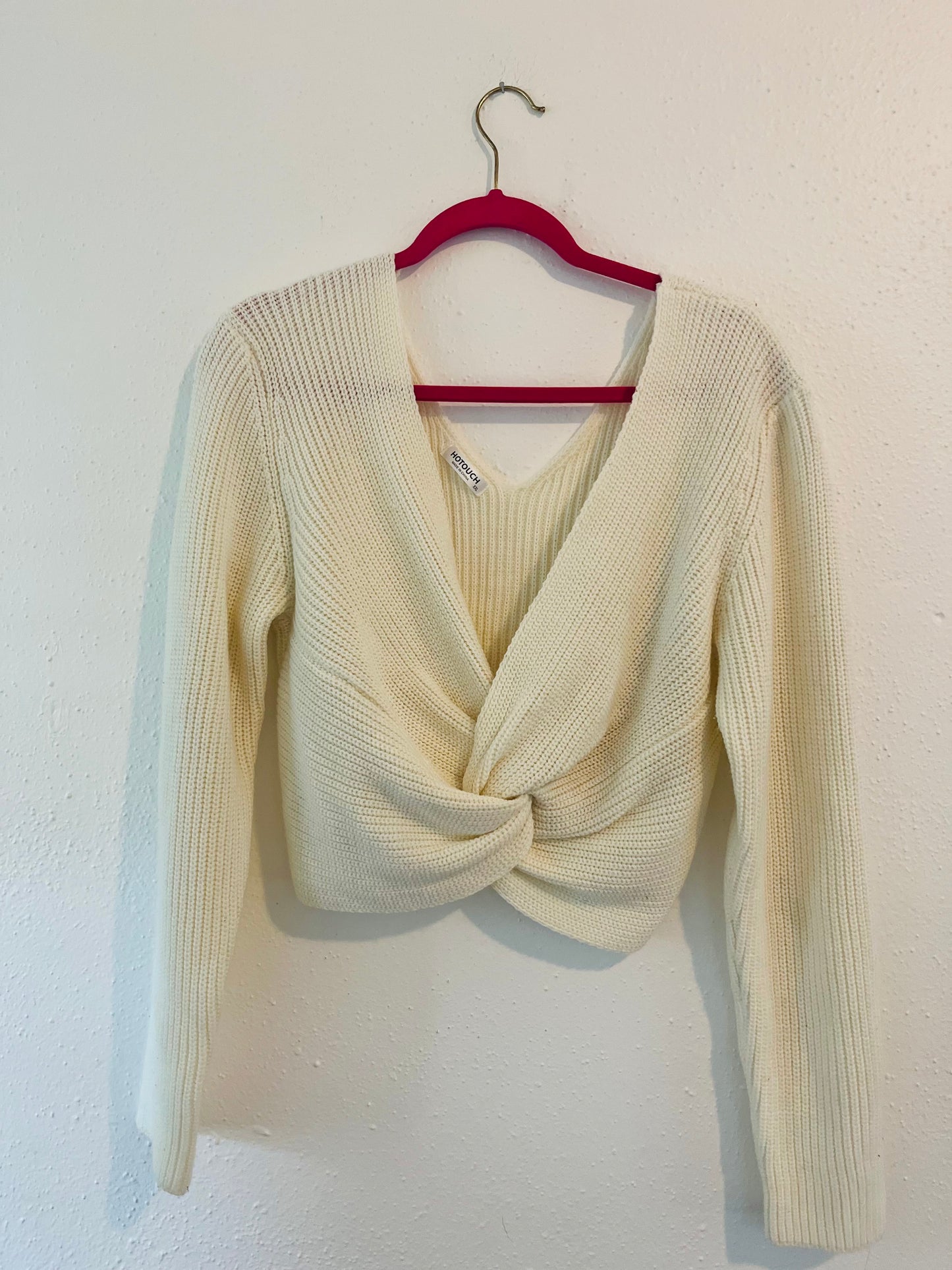 Hot touch crop sweater