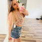 NWT Nordstrom rack floral halter top