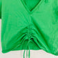 Zara green crop top