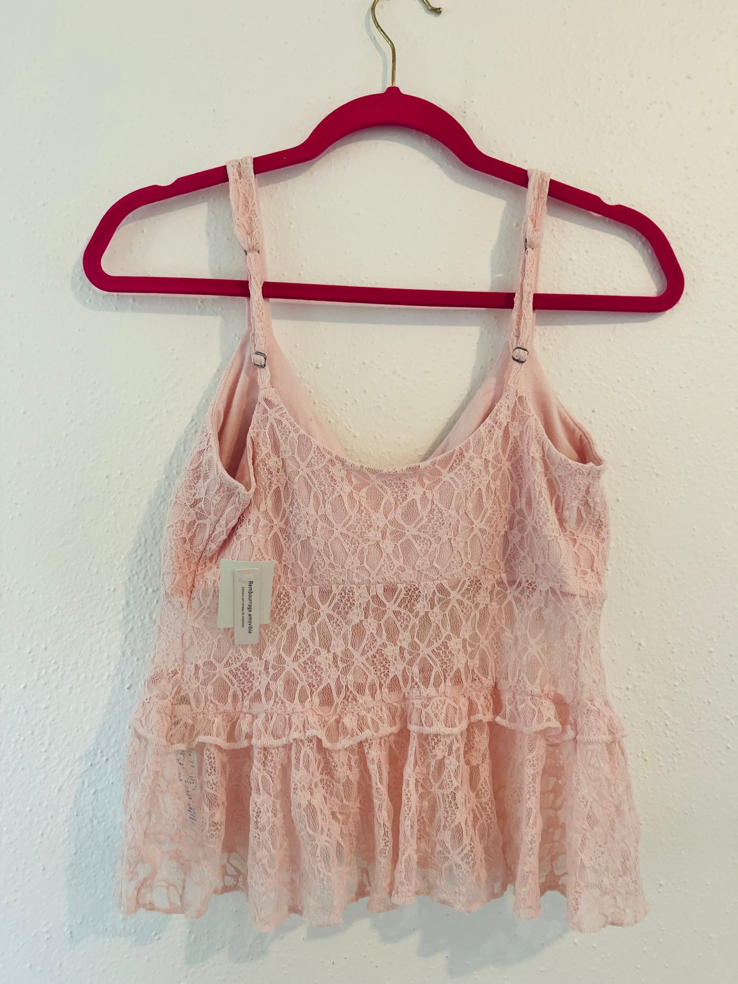 Hollister lace tank top
