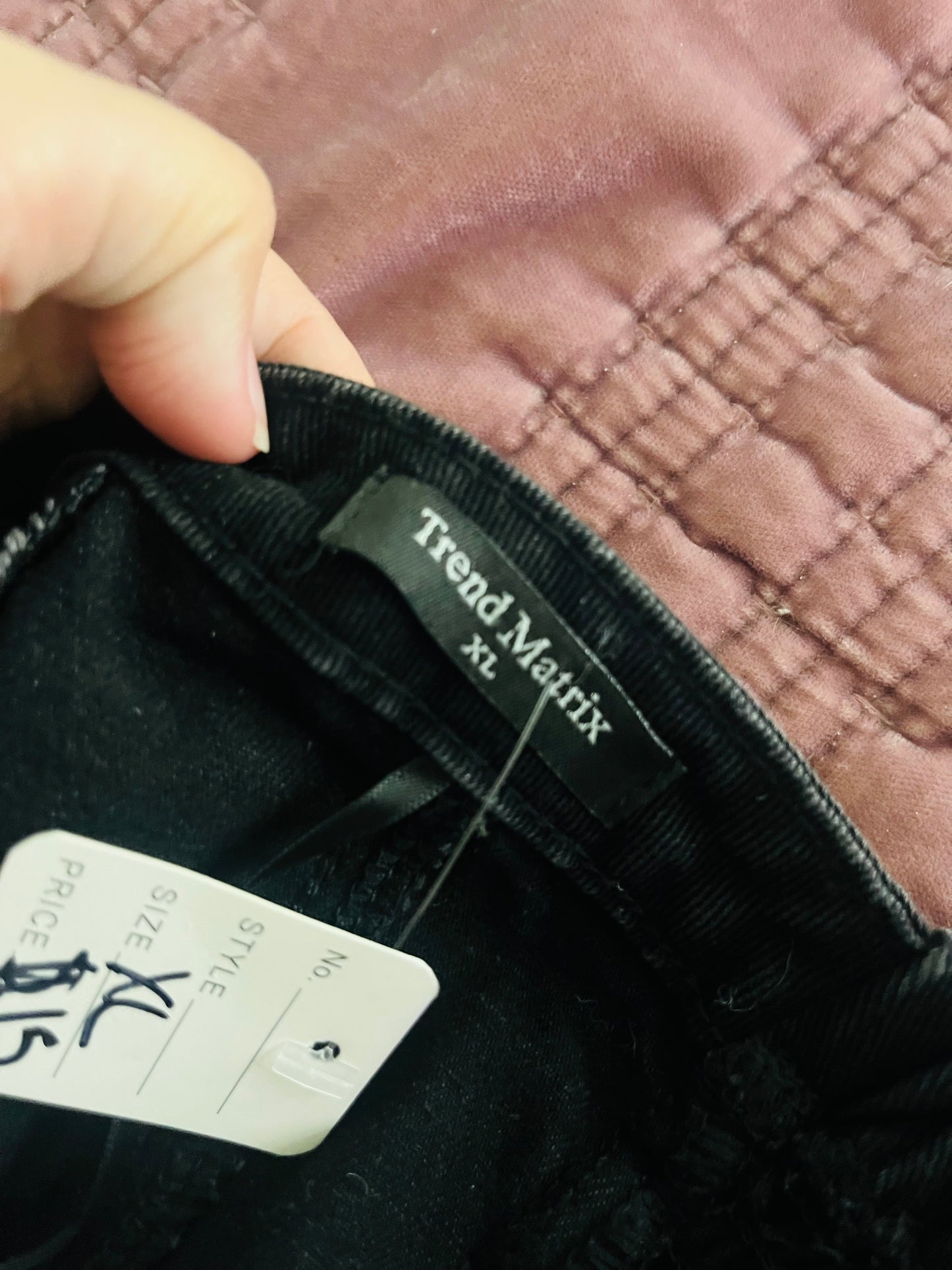 Denim zipper crop top