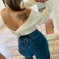 Hot touch crop sweater