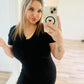 Popular 21 black mini dress