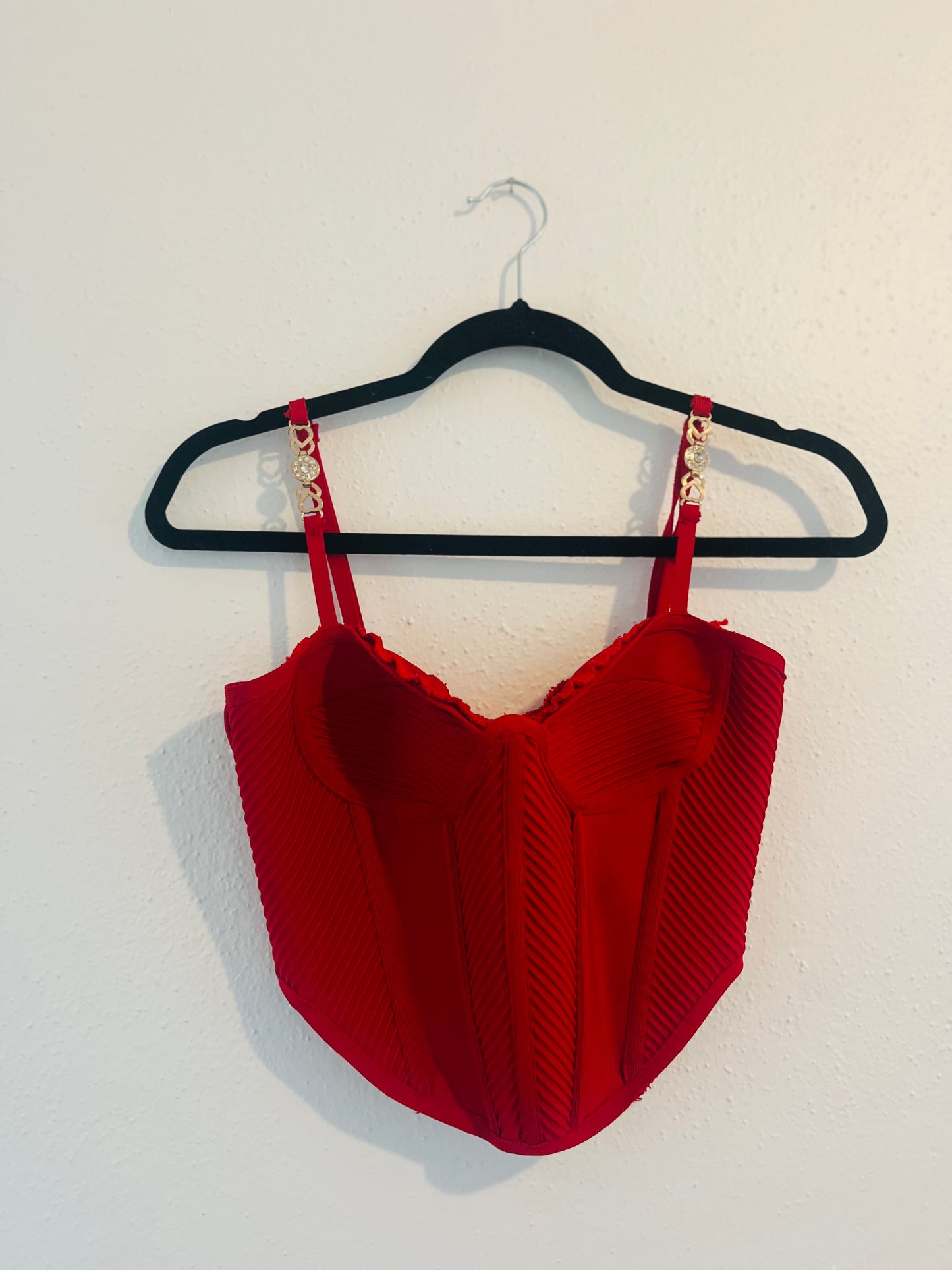 Fashion nova corset tank top