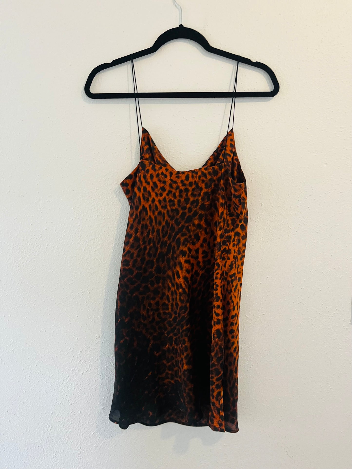 Zara cheetah print dress
