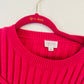 Lelis pink cropped sweater