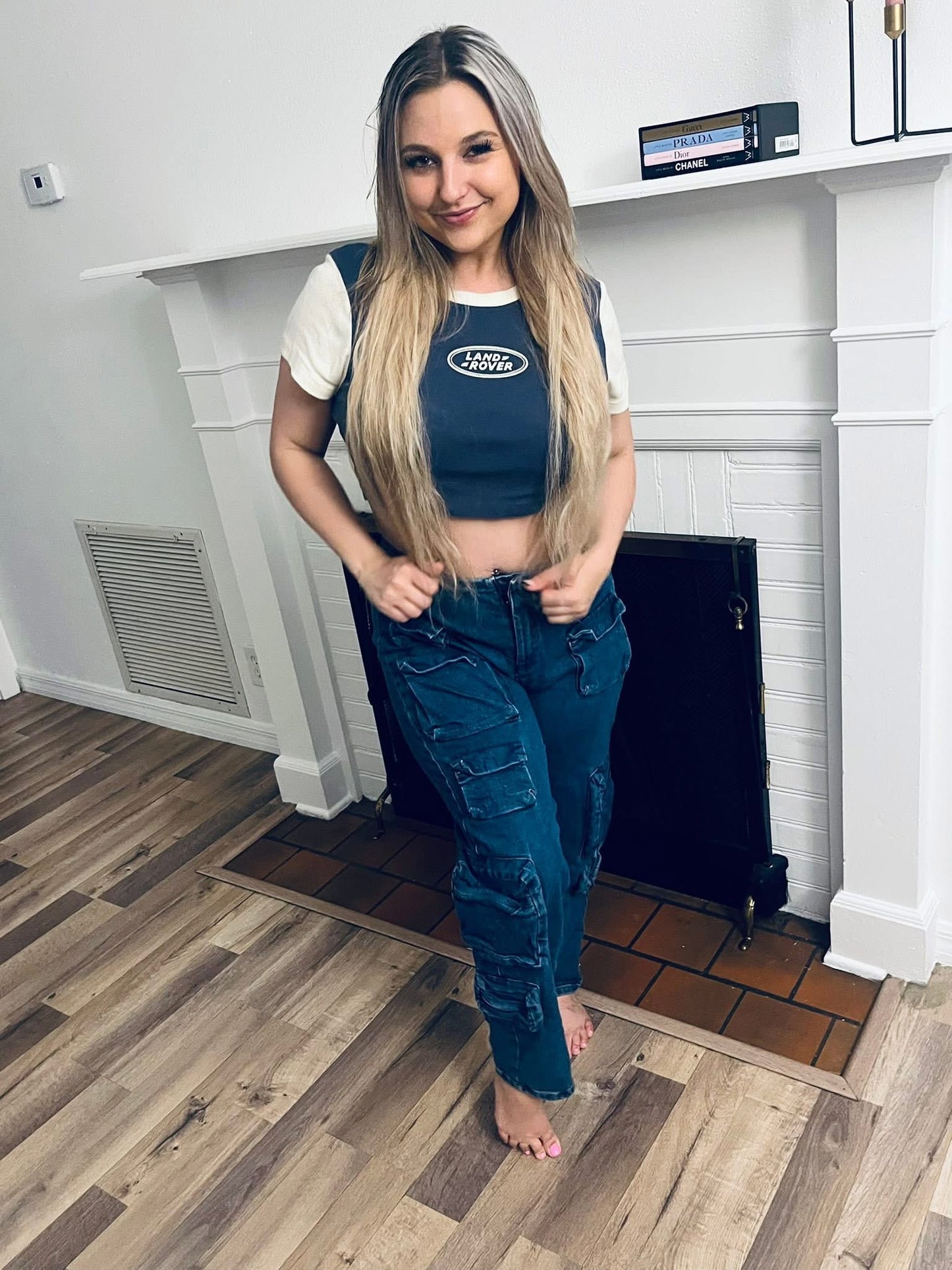Land Rover crop tee