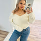 Hot touch crop sweater