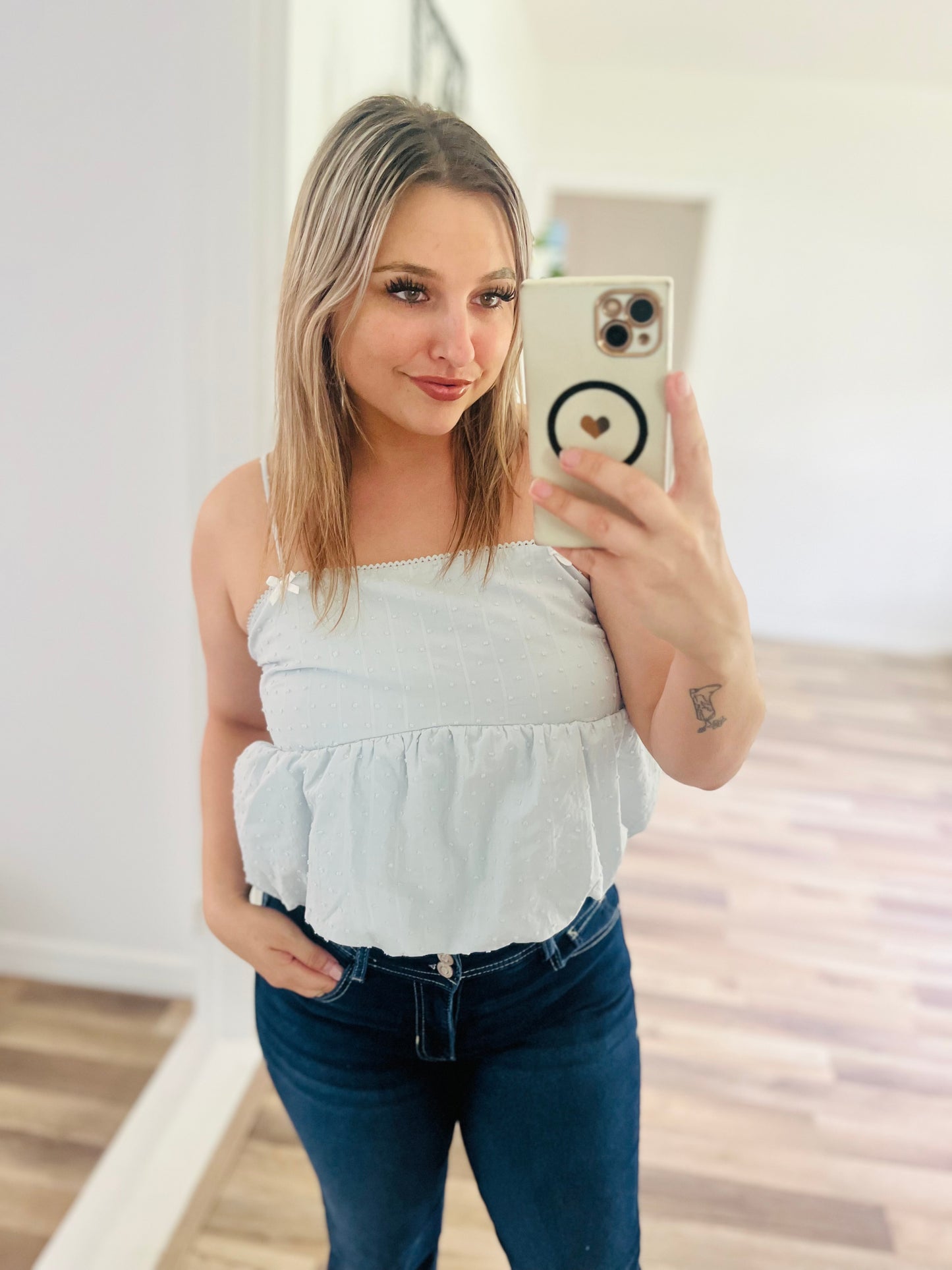 Kirious buble tank top