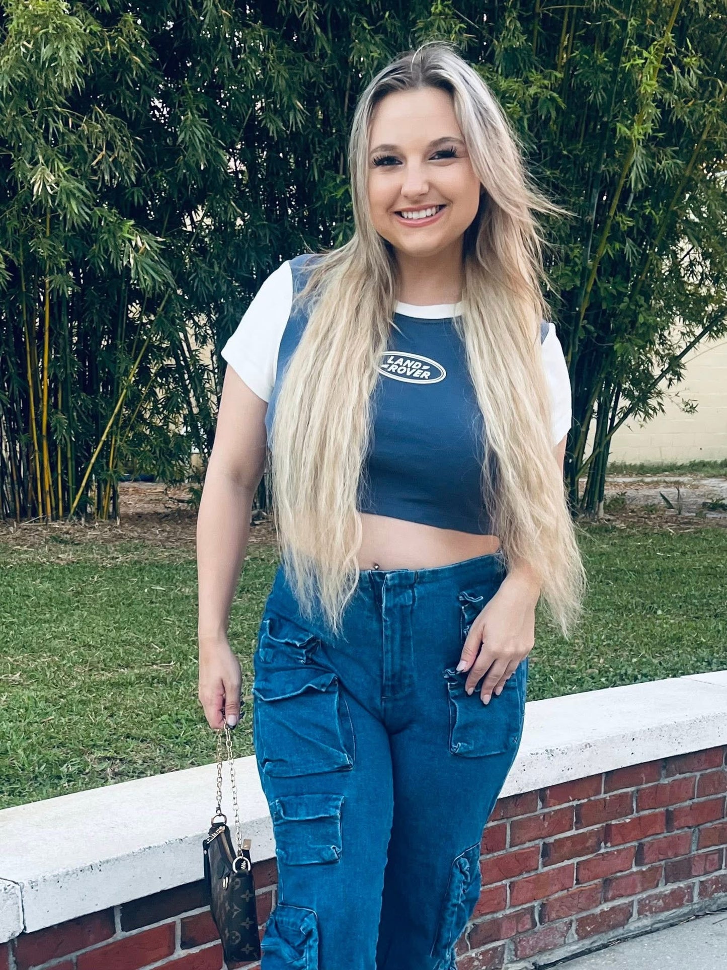 Land Rover crop tee