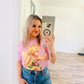 Zara graphic angel tee