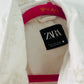 Zara white denim jacket