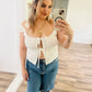 Lelis lace tank top