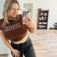 Cowgirl crop top