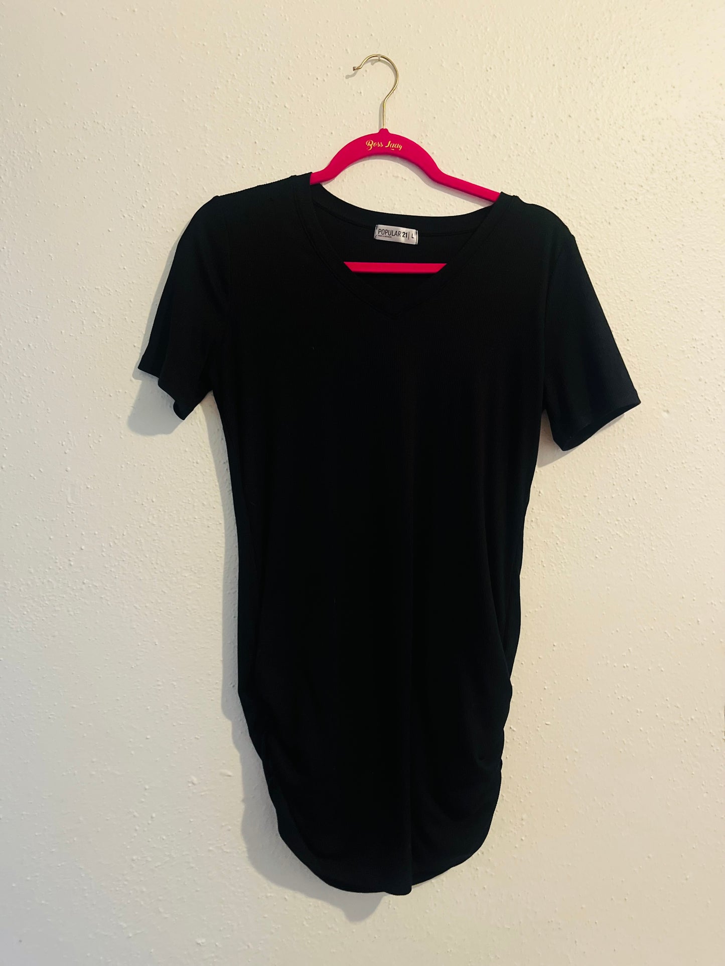 Popular 21 black mini dress