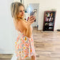Body glove floral dress
