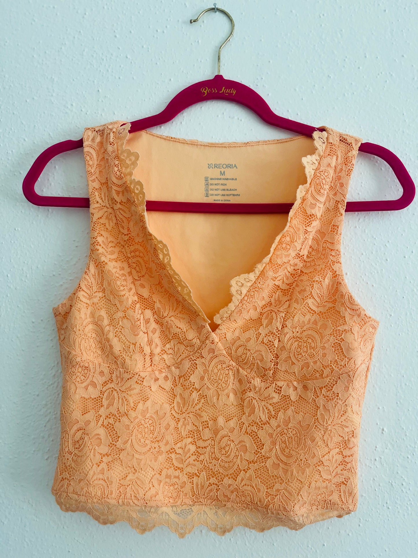REORIA lace tank top