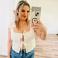 Lelis lace tank top
