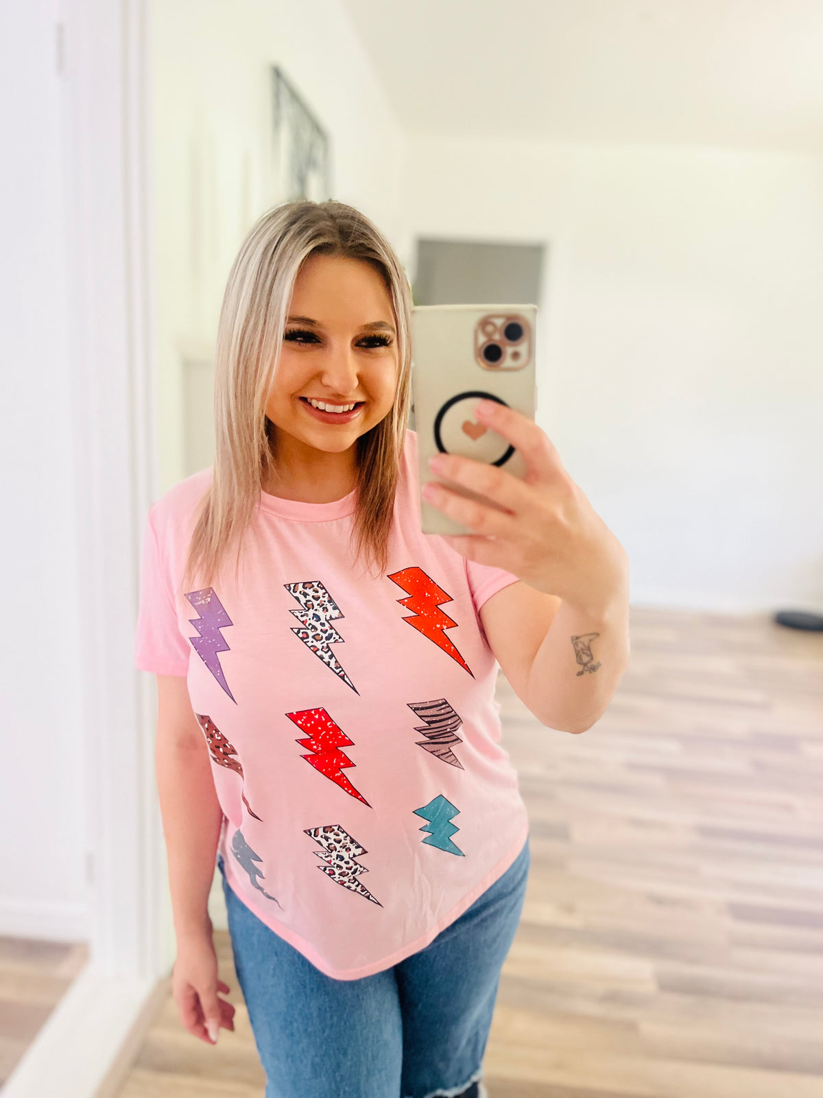 Lightning bolt graphic tee