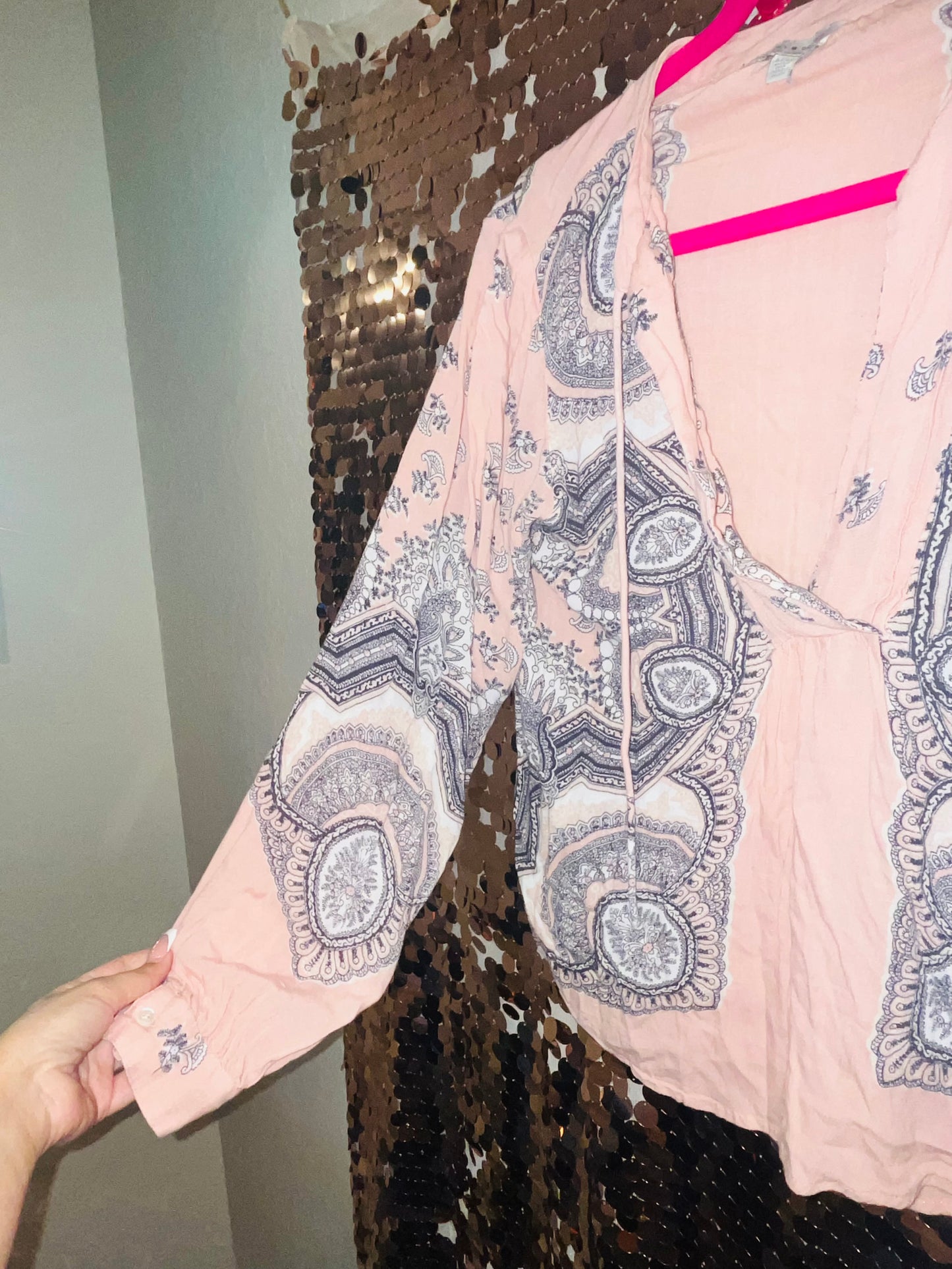 Lucky brand paisley top