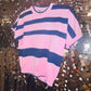 Sweater cropped short sleeve top